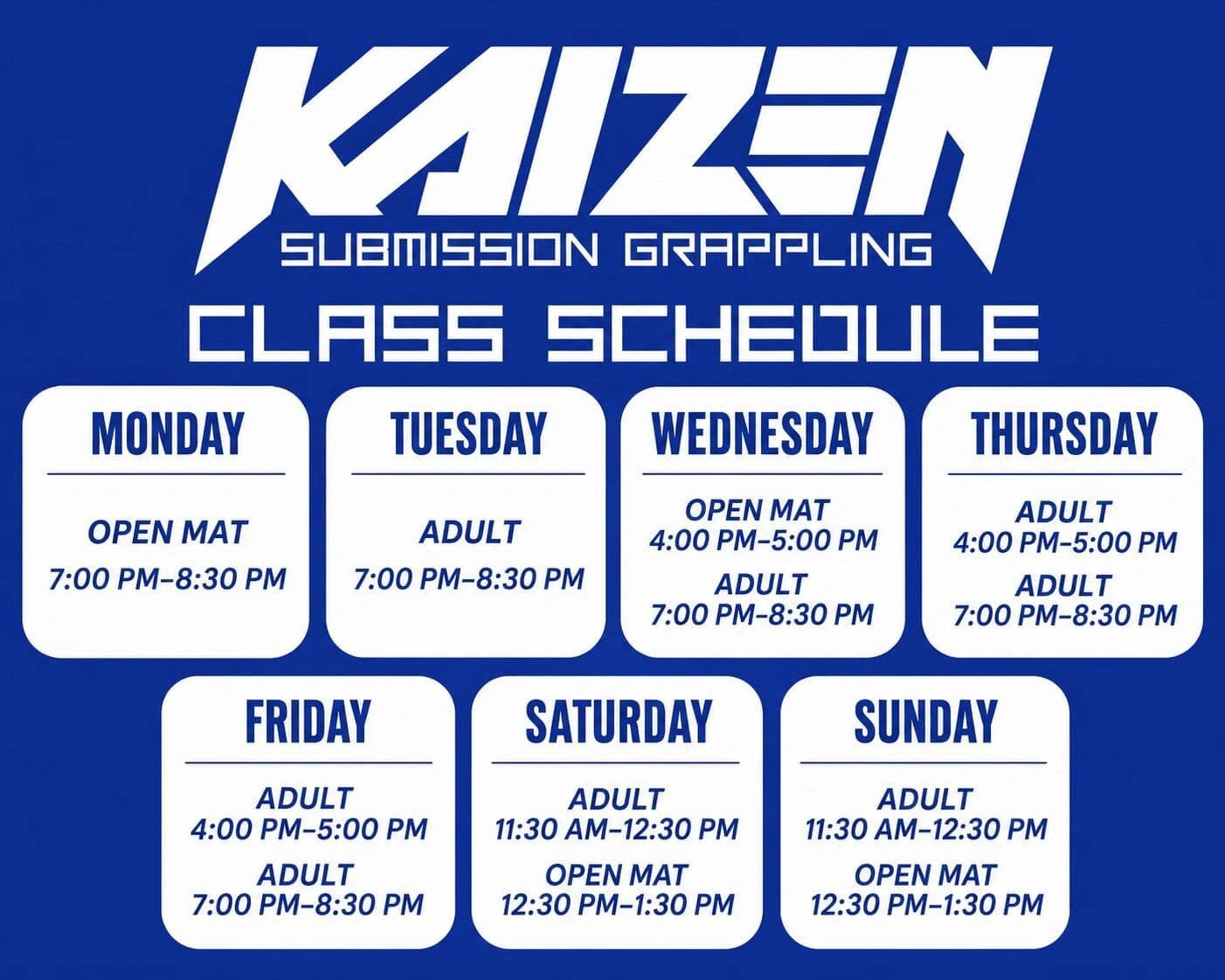 Exterior or interior of Kaizen Submission Grappling