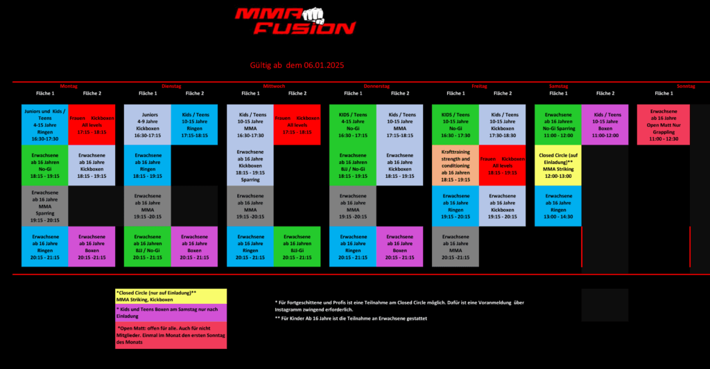 Exterior or interior of MMA FUSION Berlin