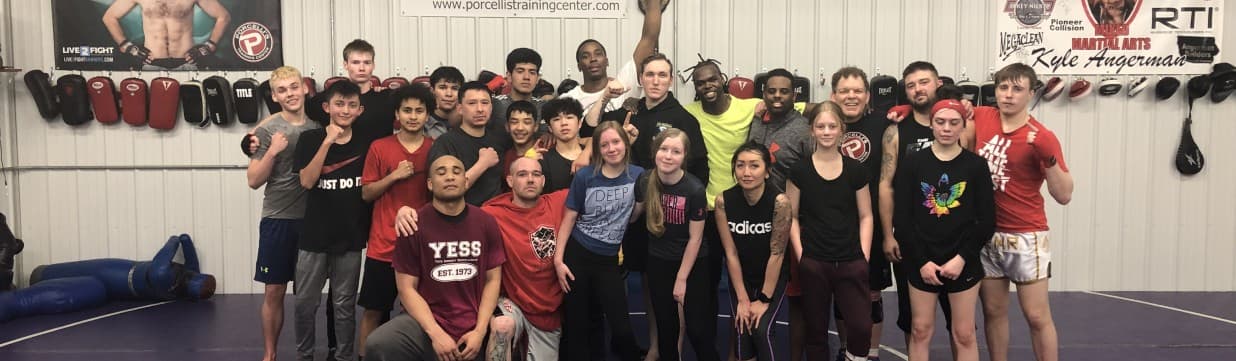 Exterior or interior of Porcelli's Training Center Home of Des Moines MMA Academy & Team Porcelli Wrestling Club