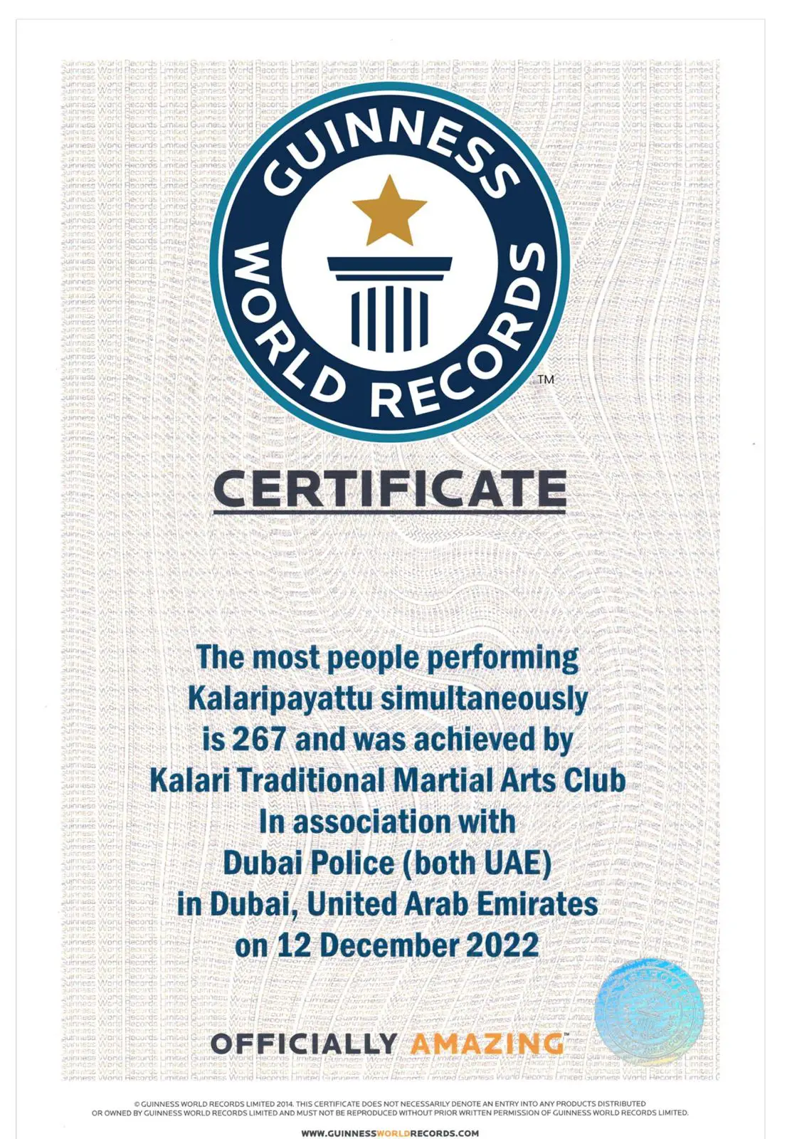 Exterior or interior of KALARI CLUB DUBAI