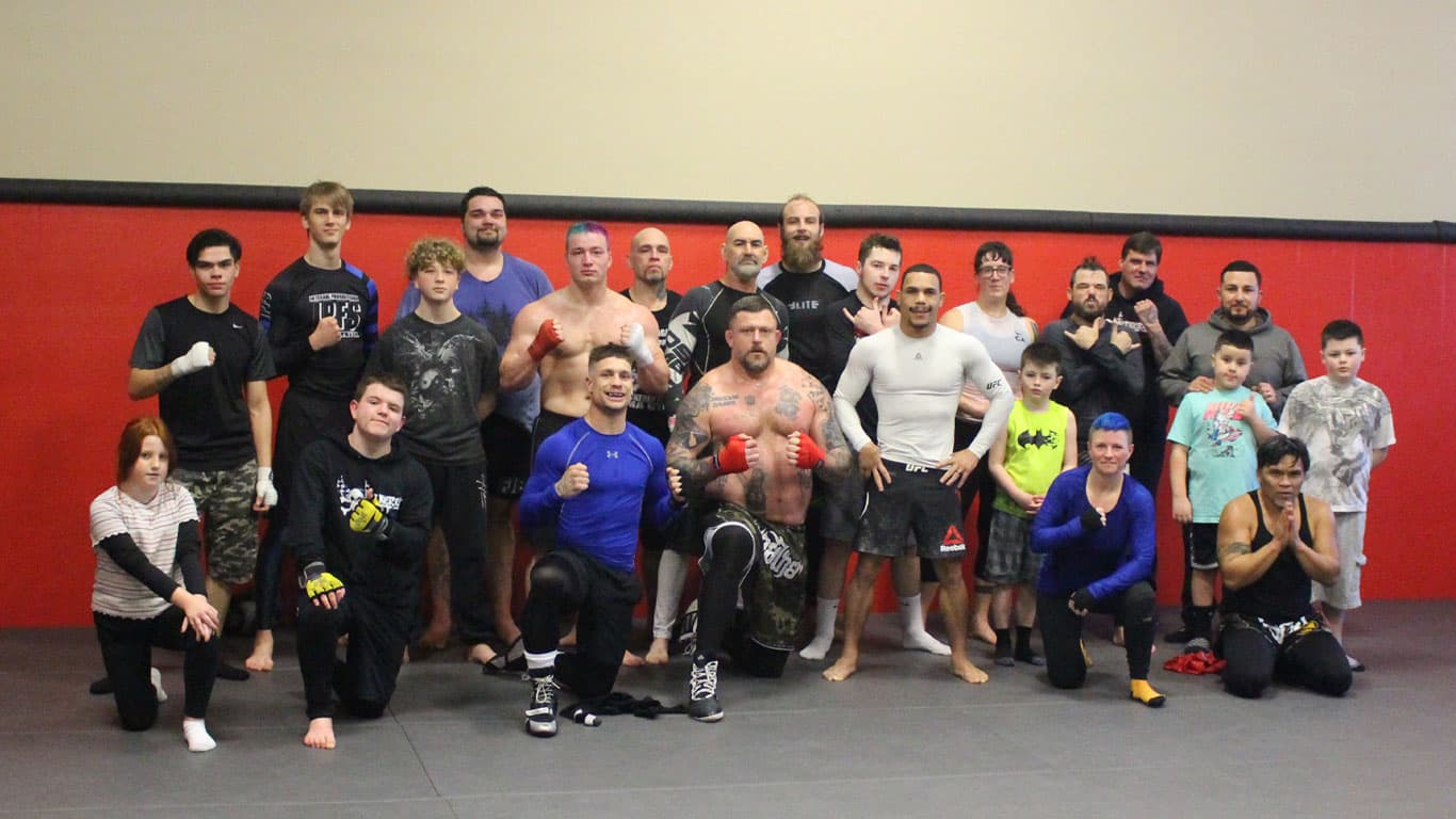 Exterior or interior of Checkered Past MMA Gym