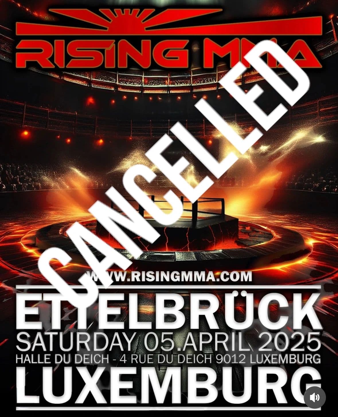 Exterior or interior of Rising MMA