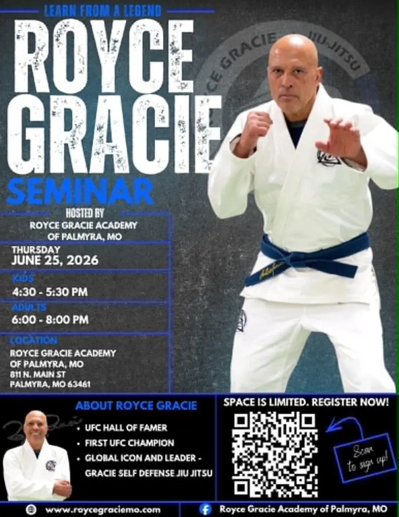 Exterior or interior of Royce Gracie Academy of Palmyra, MO